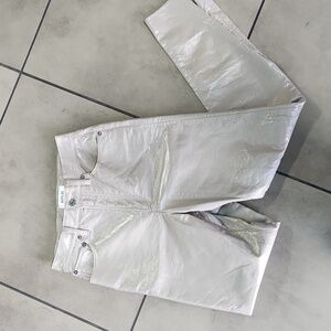 Agolde recycled 90's pinch waist quail patent